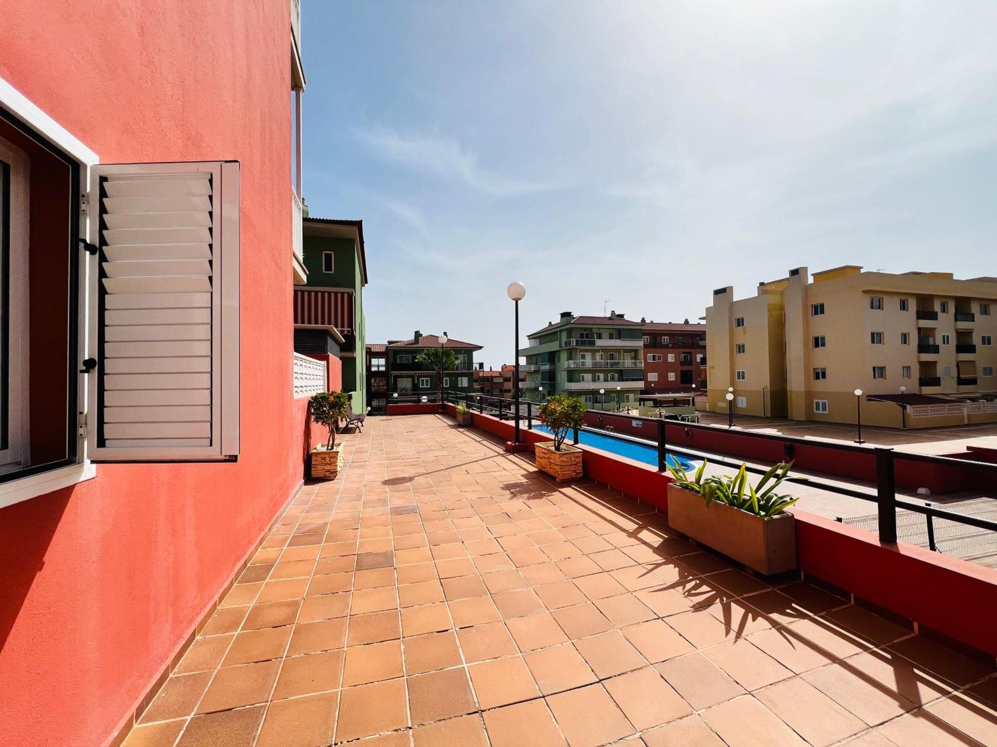 Apartamento Terraza Del Sol Con Piscina En กันเดลาเรีย ภายนอก รูปภาพ